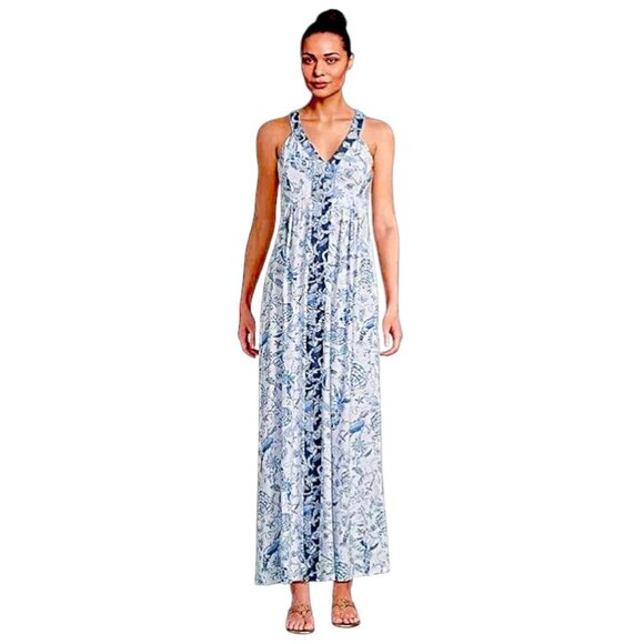 Lilly Pulitzer Carmilla Maxi Dress in "Barefoot Beachcombers" NWT - Size 12 - Picture 6 of 13